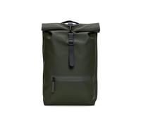 Zaini Rolltop Rucksack 03 Verde, Verde, Rozmiar uniwersalny, Rucksack | Rains Rolltop Rucksack Green è uno zaino impermeabile per uomo e donna.- Materiale: 100% poliestere con rivestimento in poli