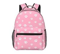 Zaini rosa avocado, zaini per laptop per viaggi e lavoro, borse leggere per libri per uomini e donne, Zampa Rosa, One Size, Zaino daypack
