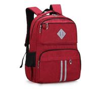 Zaini scolastici per ragazzi e ragazze, zaini unisex multitasche con riflessi notturni, scuola primaria/secondaria