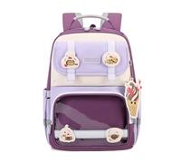 Zaini scolastici per ragazzi e ragazze Zaino da bambina poliestere | con accessori carini Borsa resistente comodo e versatile con design 3D per la Scuola, Qualsiasi Festività e Occasione