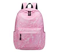 Zaini Scuola Media Superiore Zaino Scolastici Liceo per Medie Superiori Ragazza Ragazzo Zainetti per Ragazze Zainetto Borse Cartelle Scuola PC Donna Università Impermeabile Casual Grande Rosa