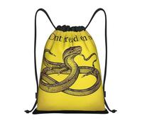 Zaini Sportivi alla Dont Tread On Me Unisex Borsa da Ginnastica Resistente Borsa da Palestra Sportiva per Nuoto Vacanze Escursionismo 39X46Cm