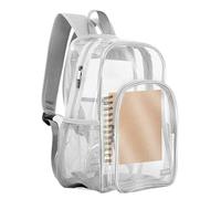 Zaini trasparenti per la scuola, zaino in PVC - Zaino casual con borsa da stadio trasparente,Borsa da scuola resistente Zaini di grande capacità per uomini donne bambini studenti universitari