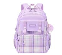 Zaini Zaino Scolastico Per Ragazzi, Zaino Per Laptop, Zaino Da Viaggio Per Studenti Universitari E Delle Scuole Medie, Borsa Da Viaggio Di Grande Capacità Materiale scolastico(Lila,1pcs)