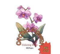 Zainik Listiyani Orchid flower Coloring Book (Tascabile)