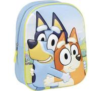 Zaino 3D Bluey per bambini con design originale e rilievi realistici per ragazzi e ragazze | Zaino scolastico Bluey con ampio spazio e spallacci regolabili, licenza ufficiale e design unico