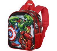 Zaino 3D Prescolare AVENGERS Karactermania 25x30 cm con Spallacci Imbottiti