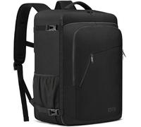 Zaino 55x35x25 Bagaglio a Mano 55x35x25 per ITA Airways Zaino da Viaggio Aereo 48L Borsa da Cabina per Voli con Caricatore USB Zaini Casual per Air France, Air Europa, Nero
