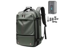 Zaino a compressione sottovuoto, borsa da viaggio espandibile da 60 l, impermeabile e antifurto, facile da trasportare in aereo