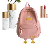 Zaino a forma di animale Borsa per libri divertente in stile anatra, Rosa, Se référer au descriptif, Fare riferimento alla descrizione