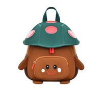 Zaino a forma di fungo per bambini mini borsa impermeabile a forma | Borsa per libri per bambini per asilo nido, attività allo zoo, snack, giocattoli, parco, giardino, campeggio, picnic