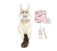Zaino A Forma Di Gatto Realistico Borsa In Peluche Spaziosa
