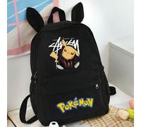 Zaino a tema Pokémon Pikachu, ispirato dalle orecchie da coniglio, progettato per gli studenti della scuola primaria, con uno stile sia alla moda che casual. Questa borsa scolastica è adatta sia per i
