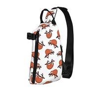 Zaino a tracolla a tracolla Lovely Kawaii Sloths Travel Hiking Chest Daypack One Strap Shoulder Bag