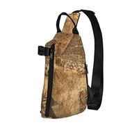 Zaino a tracolla a tracolla Vintage Piramide egizia Viaggio Escursionismo Petto Zaino Borsa a tracolla con una cinghia