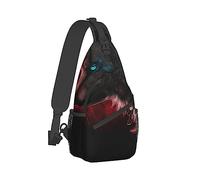 Zaino a tracolla alla moda, borsa, Universo Galaxy Magic Wolf In The Space Art Borse a tracolla, zaino per attrezzi, borse da palestra Sack Daypack Zaino da esterno per uomo Donna Lady