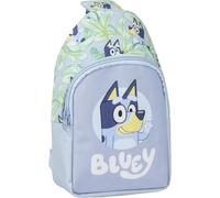Zaino a tracolla Bluey - Colore blu - 13x23x7cm - Realizzato in poliestere - Borsa a tracolla per bambini con manici regolabili - Scomparto principale - Prodotto originale disegnato in Spagna