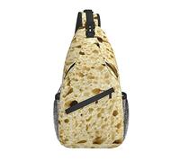 Zaino A Tracolla Bread Cut Noodles Pattern Sacca Per Casse Di Fionda Cintura Regolabile Multiuso Marsupio, Per Sport All'Aperto, Routine Di Fitness, Correre