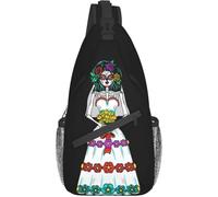 Zaino A Tracolla Bride With White Wedding Dress Zaino Da Campeggio Casual Traspirante Marsupio, Per Ciclismo, Routine Di Fitness, Escursionismo