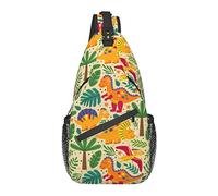 Zaino a tracolla con dinosauro cartone animato Zainetto a spalla