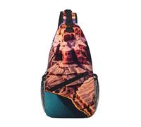 Zaino a tracolla con stampa Grand Canyon Beauty, unisex, borsa a tracolla, per donne e uomini, per escursioni e viaggi