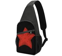 Zaino a tracolla con stella marina rossa Borsa a tracolla leggera con una tracolla Borsa a tracolla da viaggio Zaino da escursionismo