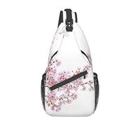 Zaino a tracolla da uomo Cherry Blossoms Tree, borsa a tracolla da viaggio per escursionismo da giorno.