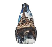 Zaino a tracolla da uomo Paris Tower, borsa a tracolla da viaggio per escursionismo da viaggio.