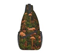 Zaino a tracolla da uomo Wild Mushroom, borsa a tracolla da viaggio per escursionismo da viaggio.