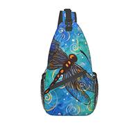 Zaino a tracolla Dragonfly Ballet Shoes per donna e uomo, borsa da viaggio, borsa da trekking per campeggio, ciclismo
