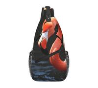 Zaino A Tracolla Flamingo Sacca Per Casse Di Fionda Multiuso Traspirante Borsa A Tracolla, Per Donna, Camminare, Uomo