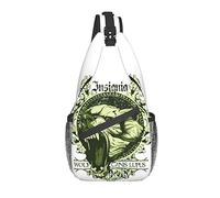 Zaino A Tracolla Green Carved Animal Head Zaino Spalla Cintura Regolabile Casual Pacchetto Da Viaggio Per Spalle, Per Sport All'Aperto, Lavoro, Donna