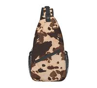 Zaino a tracolla in pelle di mucca marrone, colorato, in pino, per donne e uomini, borsa da viaggio, borsa da trekking per campeggio, ciclismo, viaggi