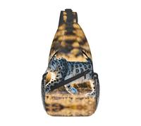 Zaino A Tracolla Leopard Zaino Monospalla Cintura Regolabile Multiuso Borse Per Imbracatura, Per Camminare, Viaggio, Scuola