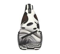 Zaino A Tracolla Magic Mushroom Monospalla Uomo Multiuso Traspirante Borse A Spalla Da Uomo, Per Viaggio, Uomo, Donna, Camminare