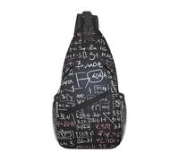 Zaino A Tracolla Math Formula Pacchetto Frontale A Spalla Casual Cintura Regolabile Borsa Per Il Torace, Per Camminare, Escursionismo, Lavoro, Correre