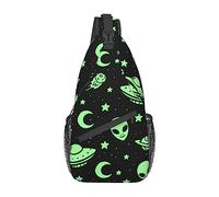 Zaino a tracolla modello alieno Borsa a tracolla casual da viaggio Borsa a tracolla alla moda
