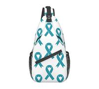 Zaino a tracolla per cancro alle ovaie Borsa a tracolla casual da viaggio Borsa a tracolla alla moda