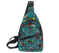 Zaino a tracolla per cani bassotto, borsa da viaggio per escursionismo, Multicolore 22., 11.8x7x1.5in/30x18x4cm