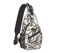 Zaino a tracolla per donna uomo, zaino da viaggio, escursionismo, borsa a tracolla a tracolla mafia e denaro, borse a tracolla casual all'aperto