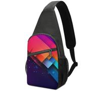 Zaino a tracolla per donne e uomini, borsa a tracolla da viaggio con margherita, borsa a tracolla per escursionismo, Semplice colorato, Taglia unica