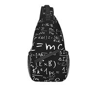 Zaino a tracolla, per formule matematiche Equazione nera, borsa a tracolla multiuso, viaggio, escursionismo, zaino, antifurto