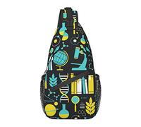 Zaino a Tracolla, per Scienza Matematica Fisica Chimica Biologia, Borsa a Tracolla Multiuso Borsa da Viaggio Escursionismo Zaino Antifurto