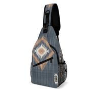 Zaino A Tracolla Piccolo Antifurto Borsa Petto Per Escursionismo, Campeggio, Ciclismo Southwestern Native American Aztec Navajo Impermeabile Zaini A Tracolla