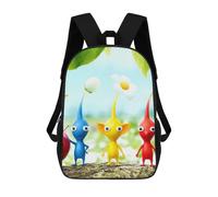 Zaino a tracolla Pikmin, borsa per la scuola, zaino multiuso per laptop