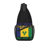 Zaino A Tracolla Saint Vincent Is Calling And I Must Go Torace Daypack Casual Cintura Regolabile Borsa Per Il Torace, Per Routine Di Fitness, Sport All'Aperto, Donna