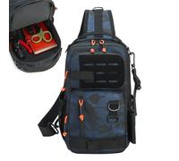 Zaino a Traversa Uomo - Borsa Esche Impermeabile Resistente - per Sport Estivi Kayak Viaggio Escursioni Pesca Persico Pesce Gatto Campeggio