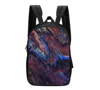 Zaino Abstract Starry Painting Printed Daypack Leggero Zaino Da Scuola Grande Zaini Per Notebook Campeggio Computer