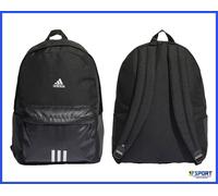 Zaino ADIDAS da Uomo Zainetto per Donna Scuola Lavoro Viaggio Porta PC Mare Nero