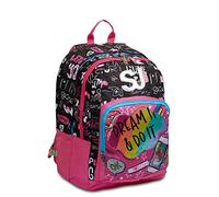 Zaino Scuola SJ Advanced - Dream & Do Girl - Bambina - Doppio Scomparto - Multicolore - Flip System